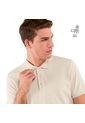 Camisa Polo Youngpolo Para Hombre Beige de Totto