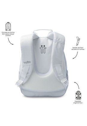 Morral Juvenil Tempera Neo Pequeño Blanco