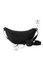 Bolso Para Mujer Suzuka Tipo Crossbody Pequeño Negro de Totto