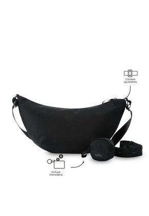 Bolso Para Mujer Suzuka Tipo Crossbody Pequeño Negro