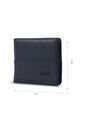Billetera Hombre Saffiano Con RFID Blocker Azul de Totto