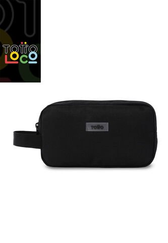 Cartuchera Multiuso Trikout Mediana Negra Totto