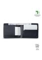 Billetera Hombre Saffiano Con RFID Blocker Azul de Totto