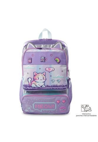 Morral Para Niña Andy Cat Grande Morado Totto