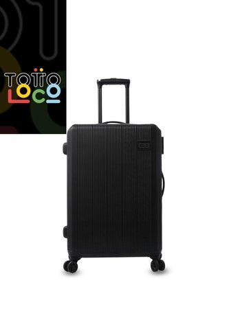 Maleta De Viaje Mediana 360 Sko Negra Totto