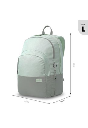 Morral Universitario Toluca 2.0 Porta PC 16" Verde Mujer