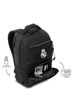 Morral Juvenil Leyenda Real Madrid Mediano Negro