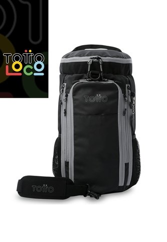 Morral De Viaje Plegable 2 En 1 Gosum Grande Negro Totto