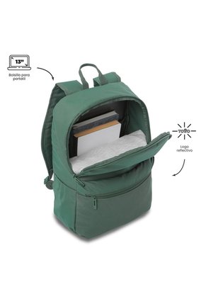 Morral Universitario Dragonar Nilo Porta PC 13" Verde Hombre