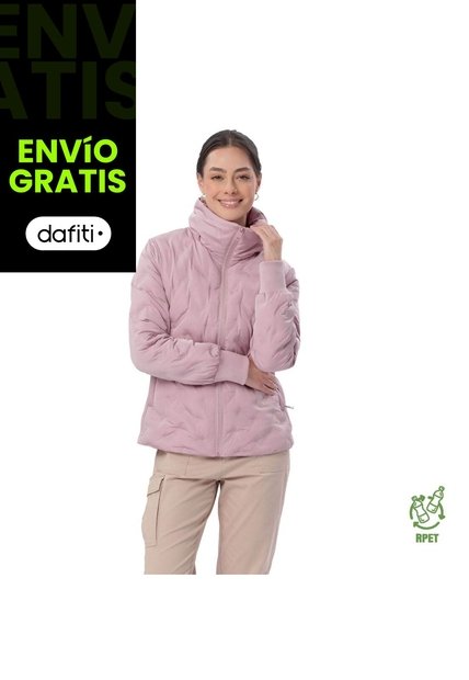 Chaqueta Acolchada Para Mujer Bab Rosada