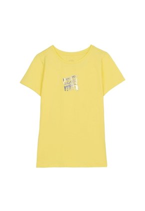 Camiseta Estampada Para Mujer Prime Amarilla