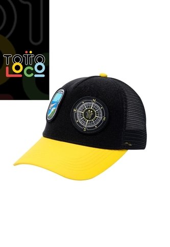 Gorra Camionera Forest Amarilla Totto