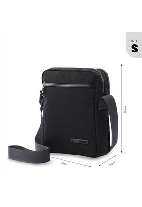 Bolso Cruzado Urbana Retro Negro Totto