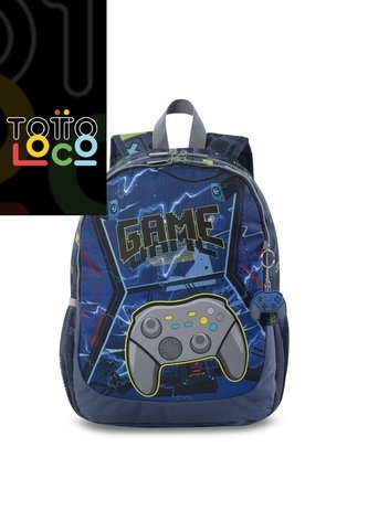 Morral Para Niño Game Blue Walt Mediano Totto