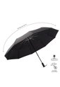 Sombrilla Grande Brella Con Filtro UV Negra de Totto