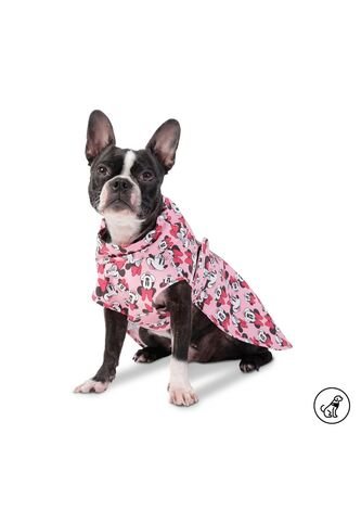 Capa De Lluvia Para Perro Minnie Mouse Sussy Rosada Totto