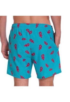 Pantaloneta Estampada Para Hombre Lown Verde