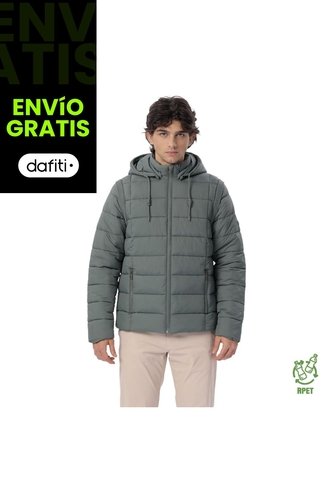 Chaqueta Acolchada 2 En 1 Para Hombre Atlantida Verde Totto
