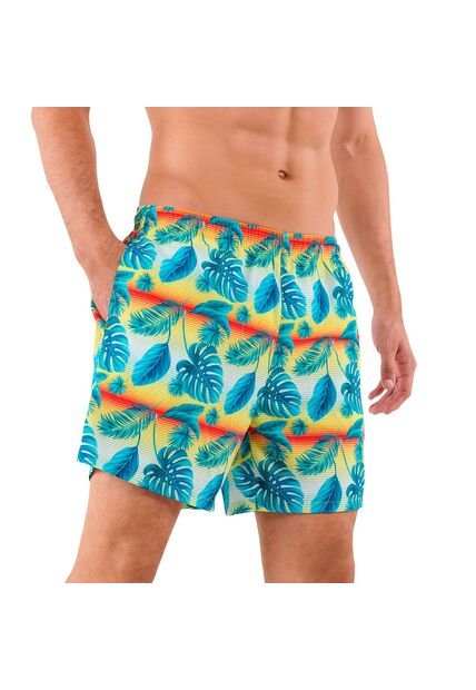 Pantalón Estampada Lown Hombre Azul