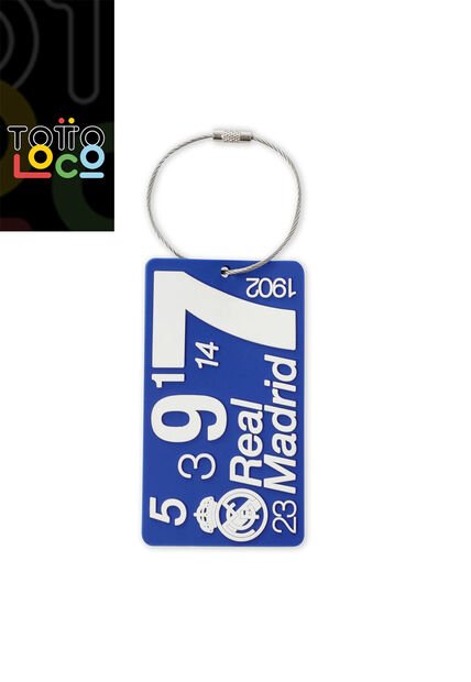 Identificador Para Maleta De Viaje Real Madrid Azul