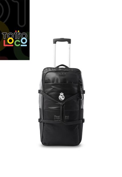 Maleta De Viaje Mediana Real Madrid Negra