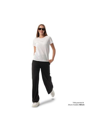 Camiseta Estampada Para Mujer Prime Manga Corta Blanca