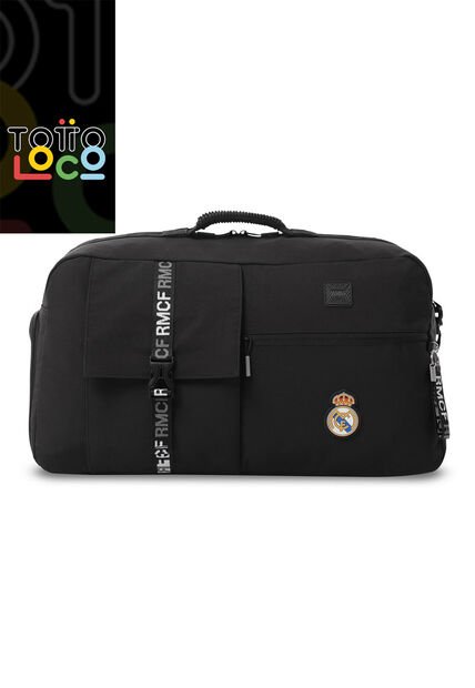 Tula De Viaje Real Madrid Mediana Negra