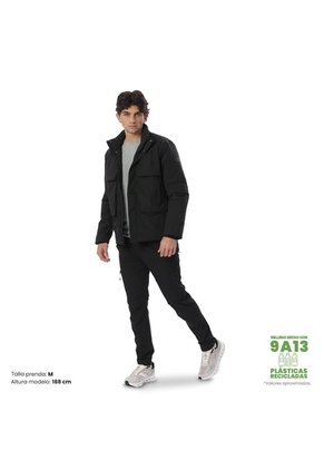 Chaqueta Acolchada Para Hombre Nordik Negra