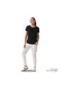 Camiseta Estampada Para Mujer Minnie Cute Manga Corta Negra de Totto