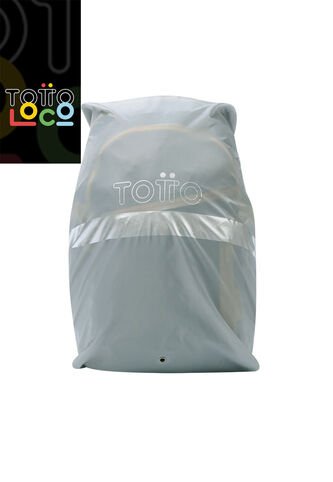 Forro Impermeable Rain Cover Plegable Para Maleta Gris Totto