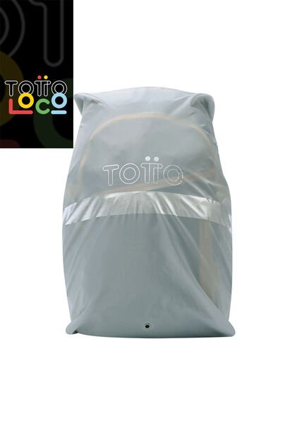 Forro Impermeable Rain Cover Plegable Para Maleta Gris
