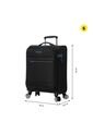 Maleta De Cabina 360 Liviana De 10 Kilos Negra de Totto