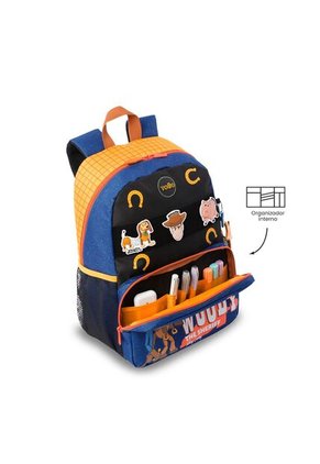 Morral Para Niño Toy Story Woody Mediano Color Azul