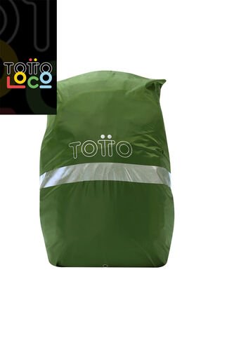 Forro Impermeable Rain Cover Plegable Para Maleta Verde Totto