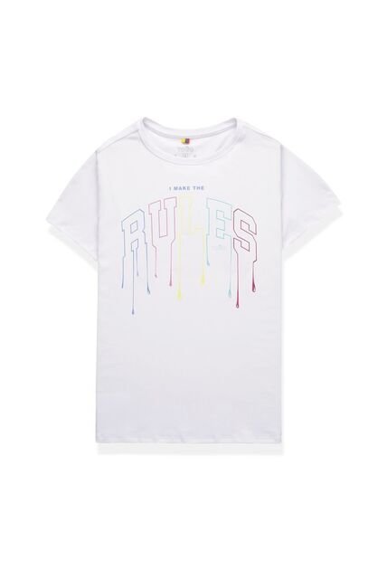 Camiseta Para Mujer Luxxel Blanca