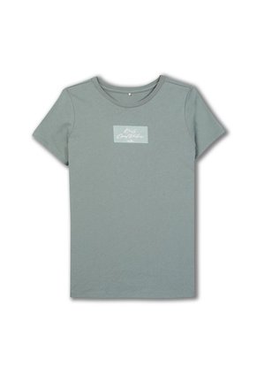 Camiseta Estampada Para Mujer Dusti Manga Corta Verde