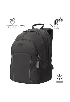 Morral Mochila Para Hombre Porta Pc Gris Oscuro Cambri Totto