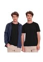 Camiseta Para Hombre Pack X2 Manne Manga Corta de Totto