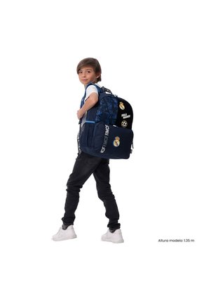 Morral Escolar Real Madrid Grande Azul