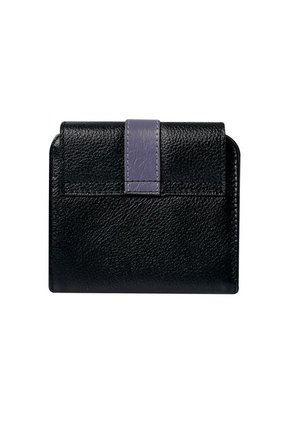 Billetera De Cuero Almandina Con RFID Blocker Negra