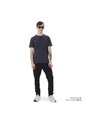 Camisa Para Hombre Unicolor Manne Manga Corta Azul de Totto