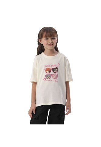 Camiseta Para Niña Twinkie 2 Color Blanca Totto