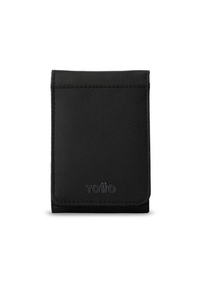 Billetera Hombre Wood 2 Grande Con RFID Blocker Negra