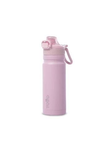 Termo Para Agua Con Tapa Intercambiable Flux 550 Ml Rosado Totto
