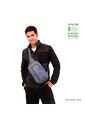 Bolso Manos Libres Hombre Crossover Tracer Pequeño Gris de Totto
