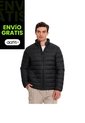 Chaqueta Acolchada Cuello Alto Coloro Negro Para Hombre de Totto
