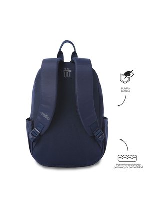 Morral Mochila Trik M Porta Pc 14'' Unisex Azul Totto