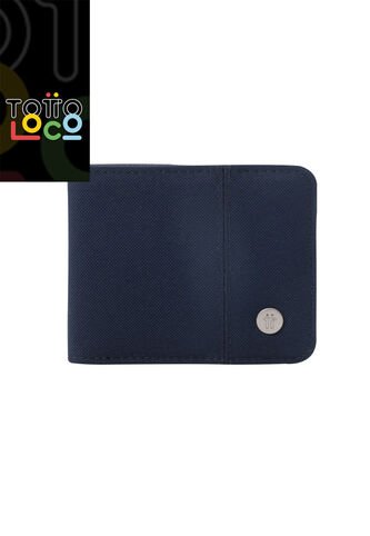 Billetera Para Hombre Dagoba Otl Con RFID Blocker Azul Totto