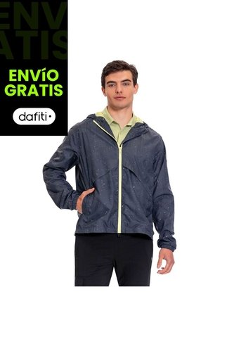 Chaqueta Para Hombre Casual Ice Print 2.0 Azul Totto