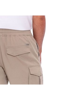 Pantalón Cargo Para Hombre Karwi Beige
